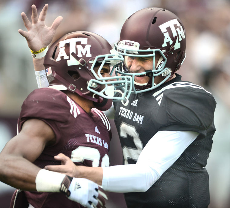 Families get into the Aggie spirit at Maroon and White Game
